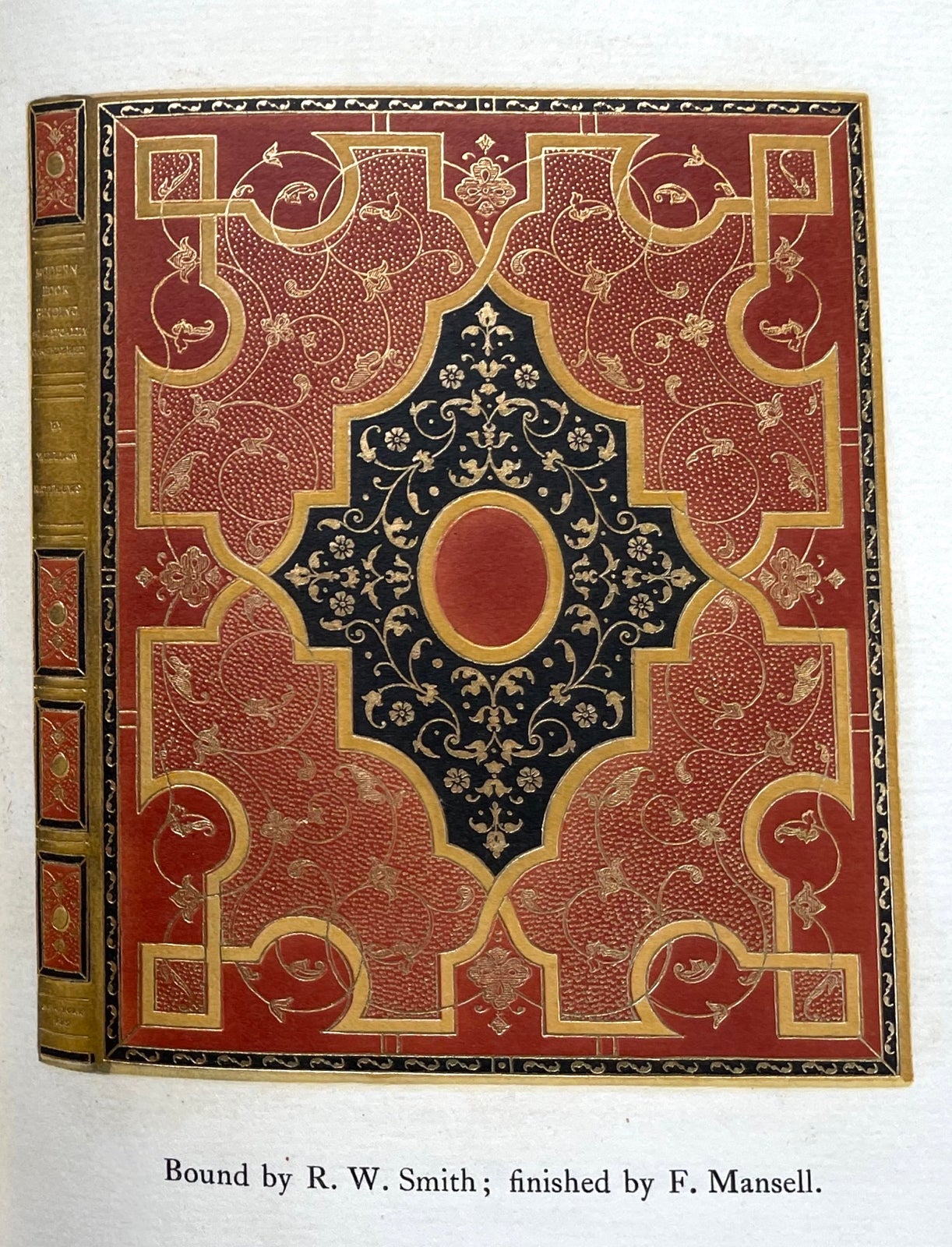 Item #11336 AMERICAN BOOK-BINDINGS IN THE LIBRARY OF HENRY W. POOR. Illustrated in Gold-Leaf and Colours by Edward Bierstadt. Henri Pene DuBois.