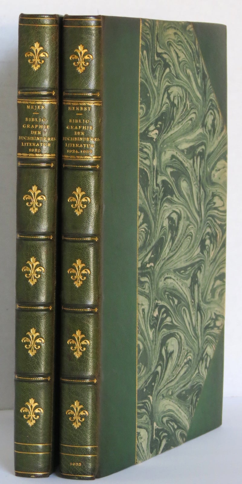 Item #8625 Bibliographie der Buchbinderei-Literatur . Bibliographie der Buchbinderei-Literatur 1924-1932. Wolfgang. Herbst Mejer, Hermann.