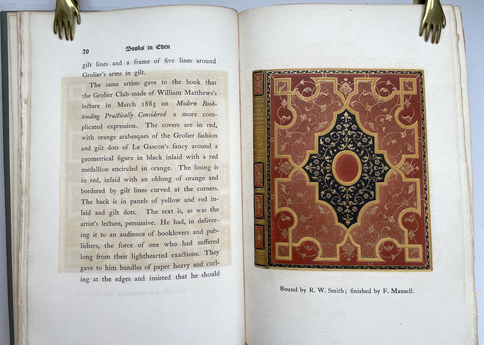 AMERICAN BOOK-BINDINGS IN THE LIBRARY OF HENRY W. POOR. Illustrated in Gold-Leaf and Colours by Edward Bierstadt.