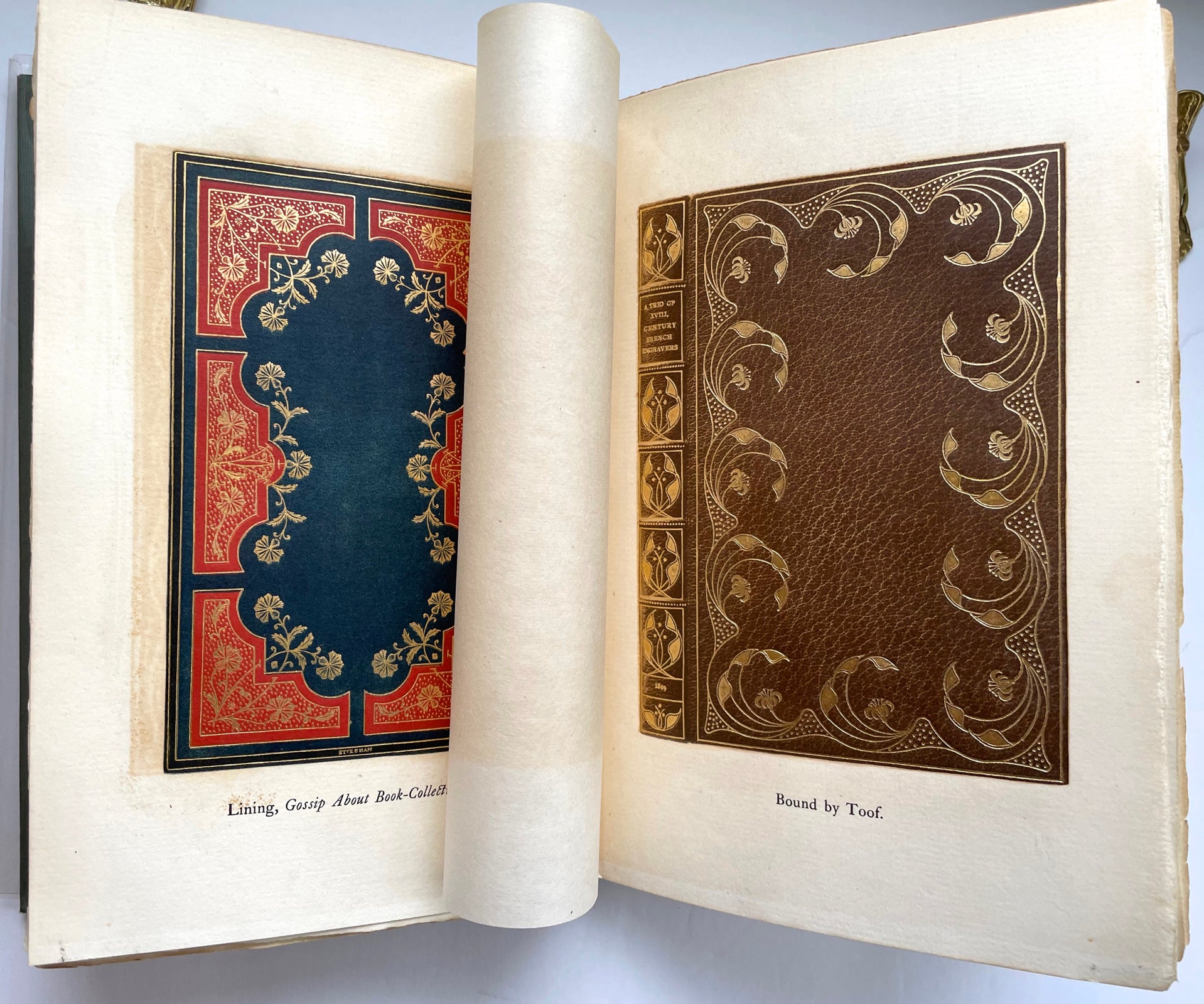 AMERICAN BOOK-BINDINGS IN THE LIBRARY OF HENRY W. POOR. Illustrated in Gold-Leaf and Colours by Edward Bierstadt.