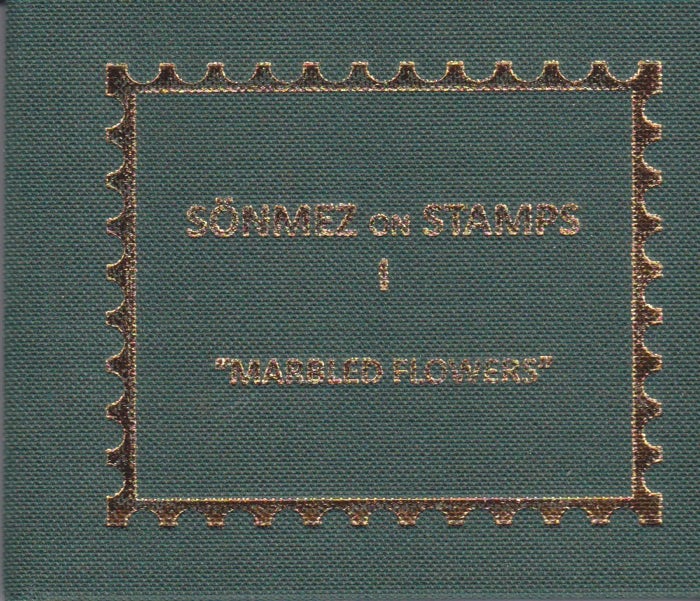 Item #18102 Sönmez on Stamps I. "Marbled Flowers." Nedim Sönmez