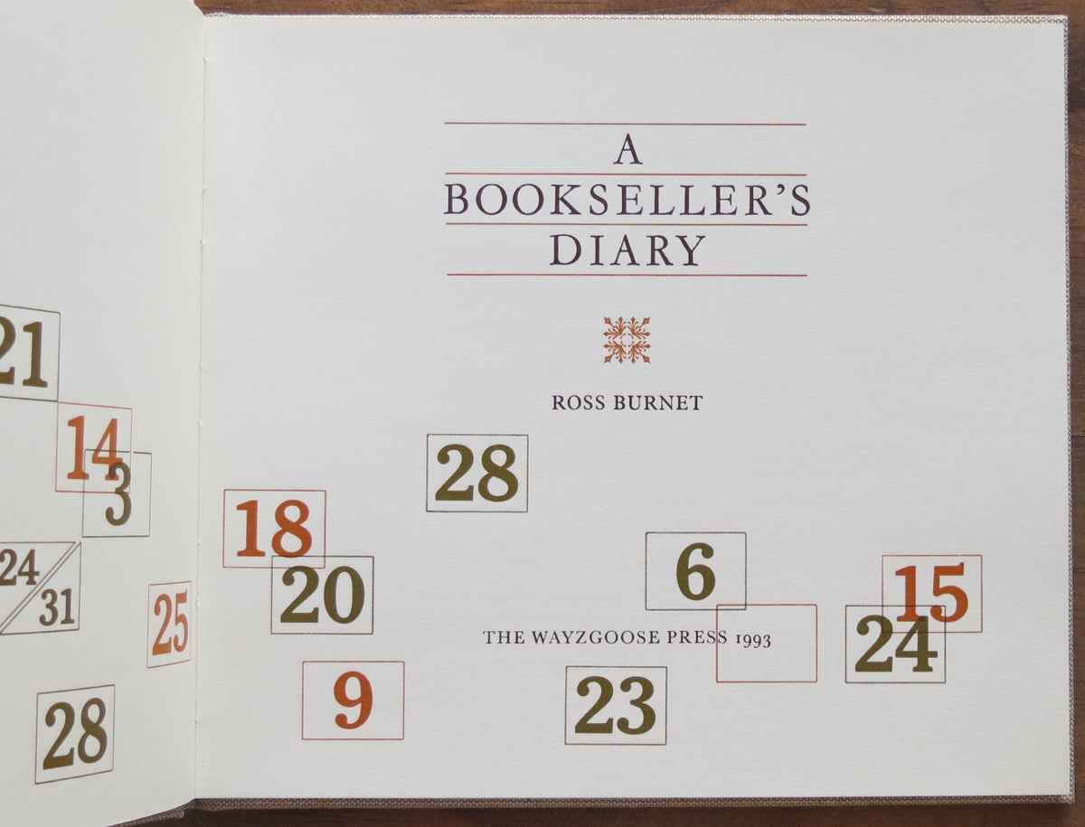 A Bookseller's Diary.